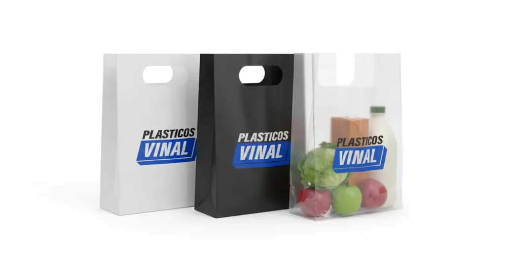 bolsa de asa plastico