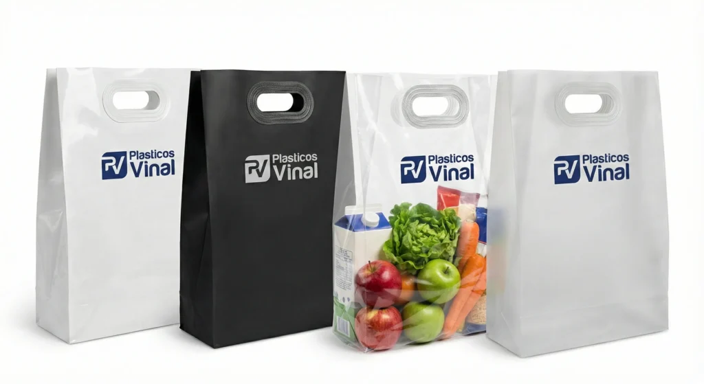 bolsas con asas de plastico