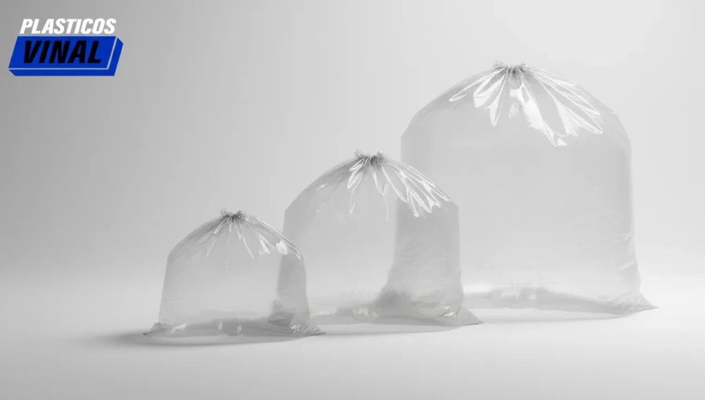 bolsas de basura transparentes