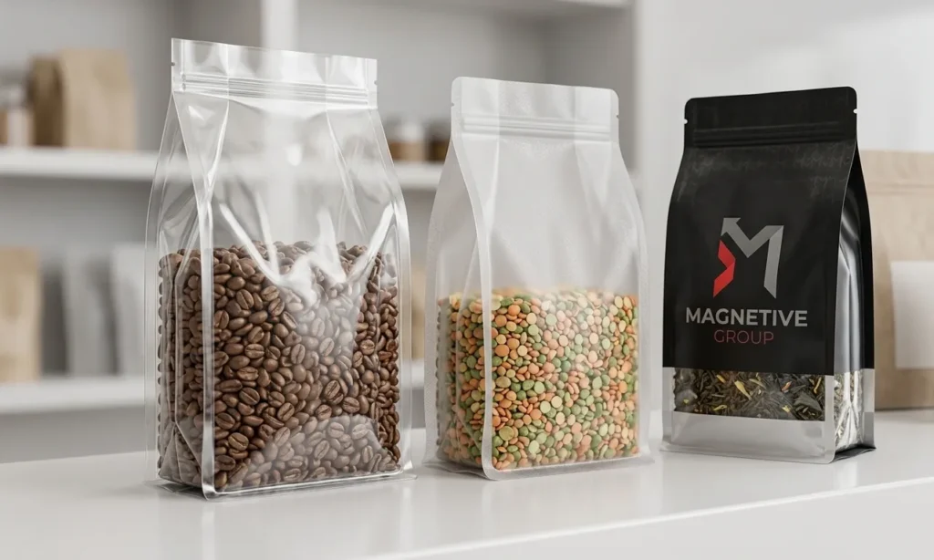 Bolsa con fuelle de fondo