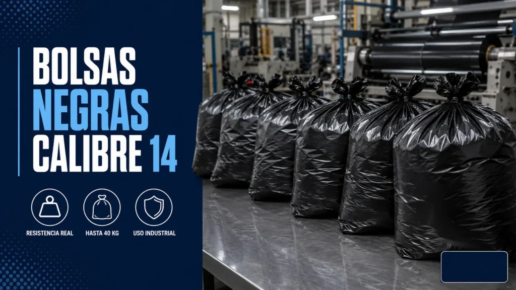 Bolsas negras calibre 14