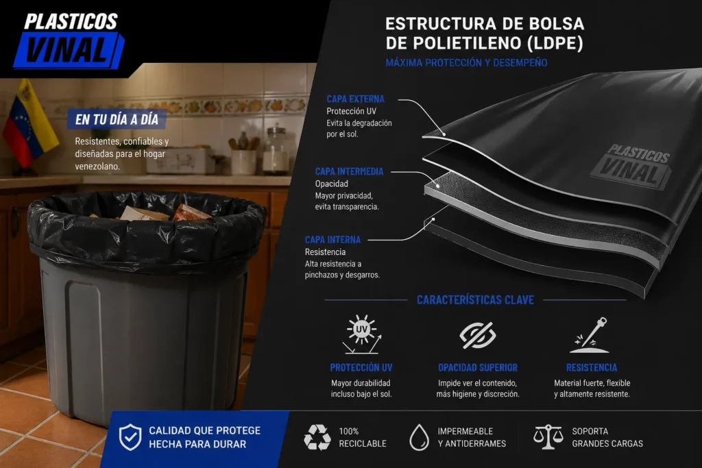 La Bolsa Basura Negra con Impresión: Branding que Nadie Espera