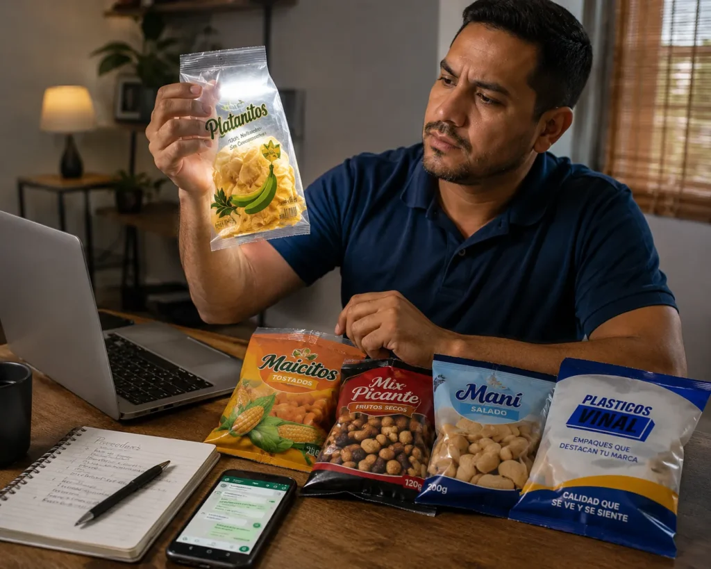 Tipos de Empaques para bolsas de Snacks Más Solicitados en Venezuela